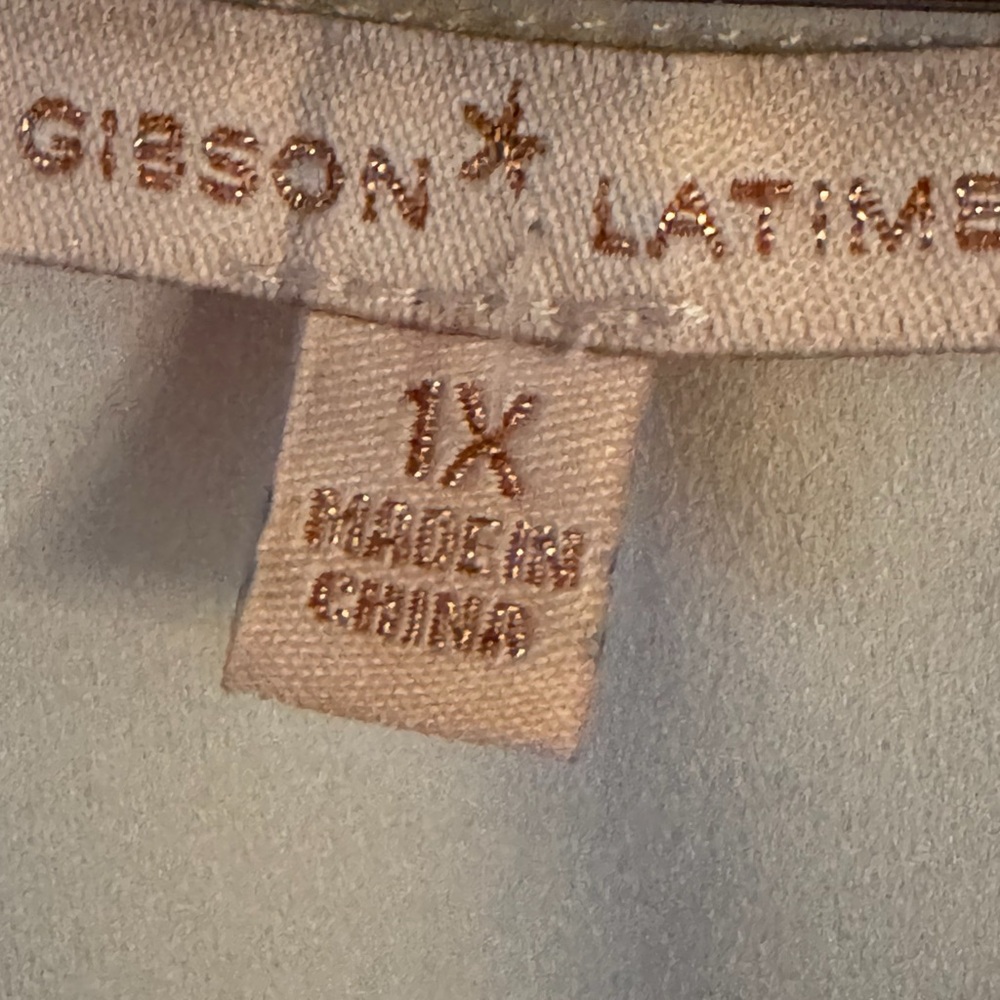 GIBSON LATIMER NWT Kimono Duster Topper Sz 1X - Picture 6 of 8